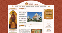 Desktop Screenshot of bisericasfvineri.ro